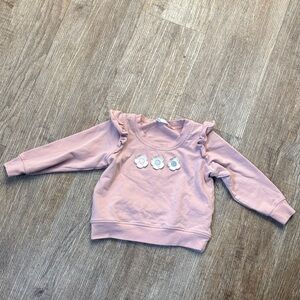 Angel Dear floral pullover sweatshirt